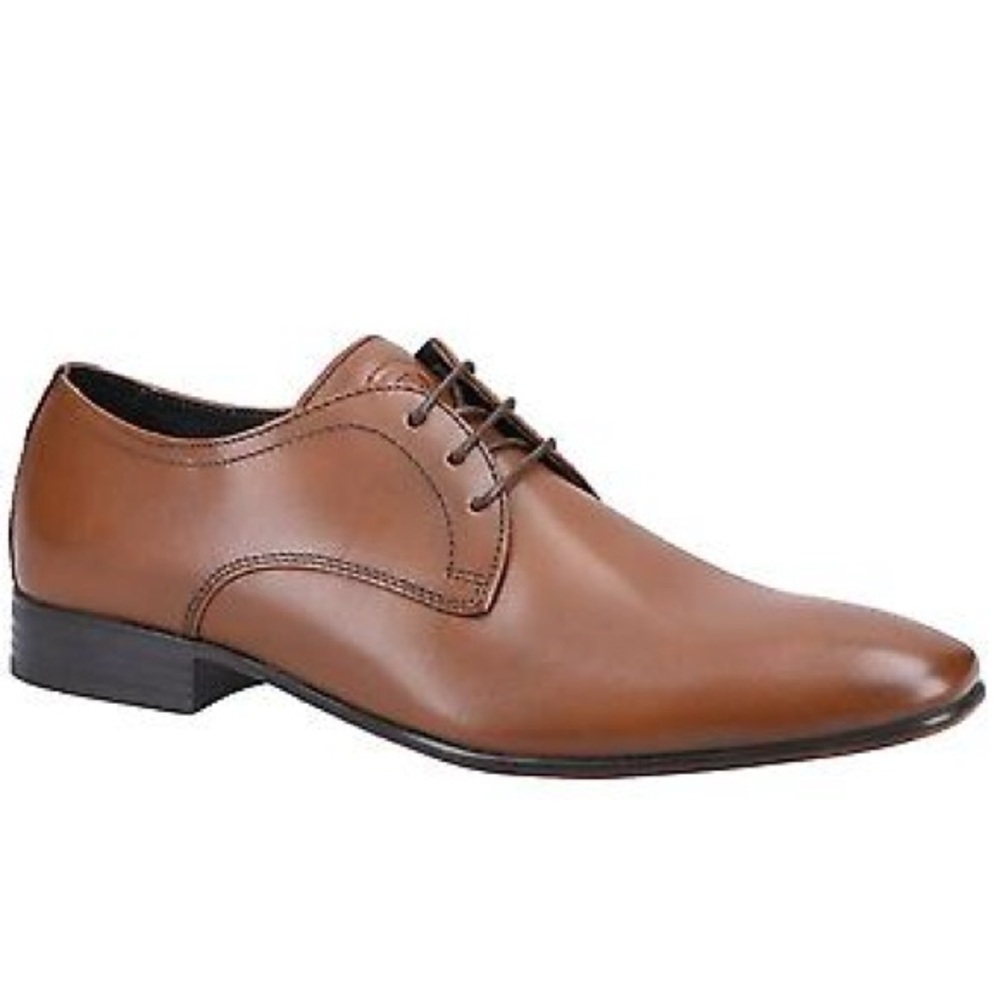 Men’s Brown Dress Derby Shoes (Size M8)